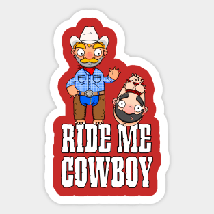 Ride Me Cowboy Sticker